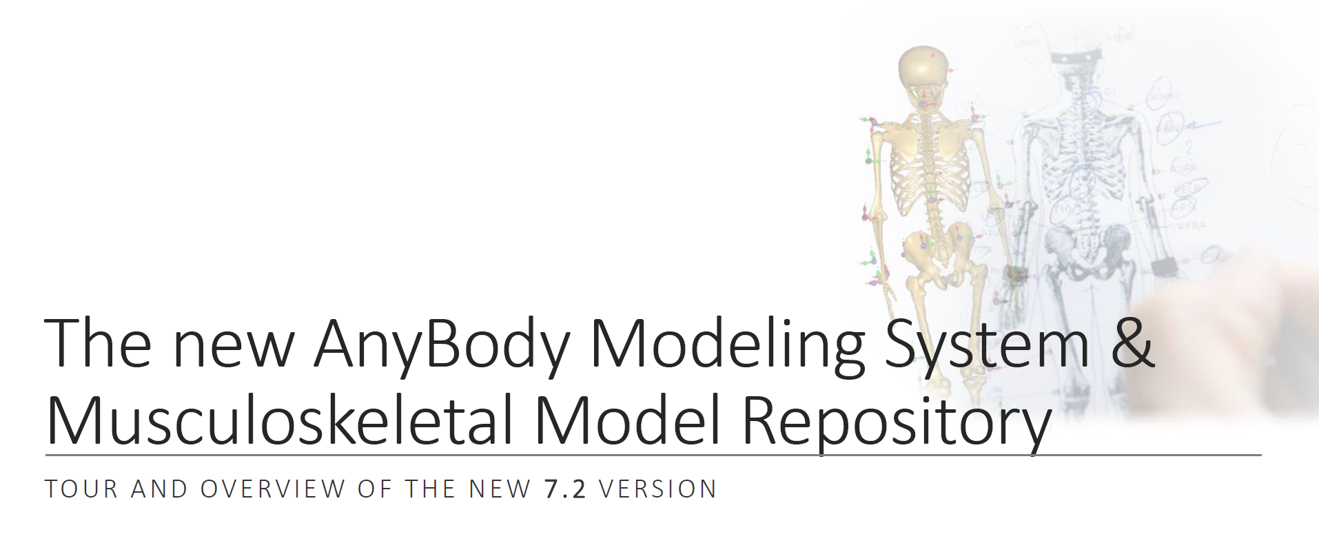 New features in the AnyBody Modeling System 7.2